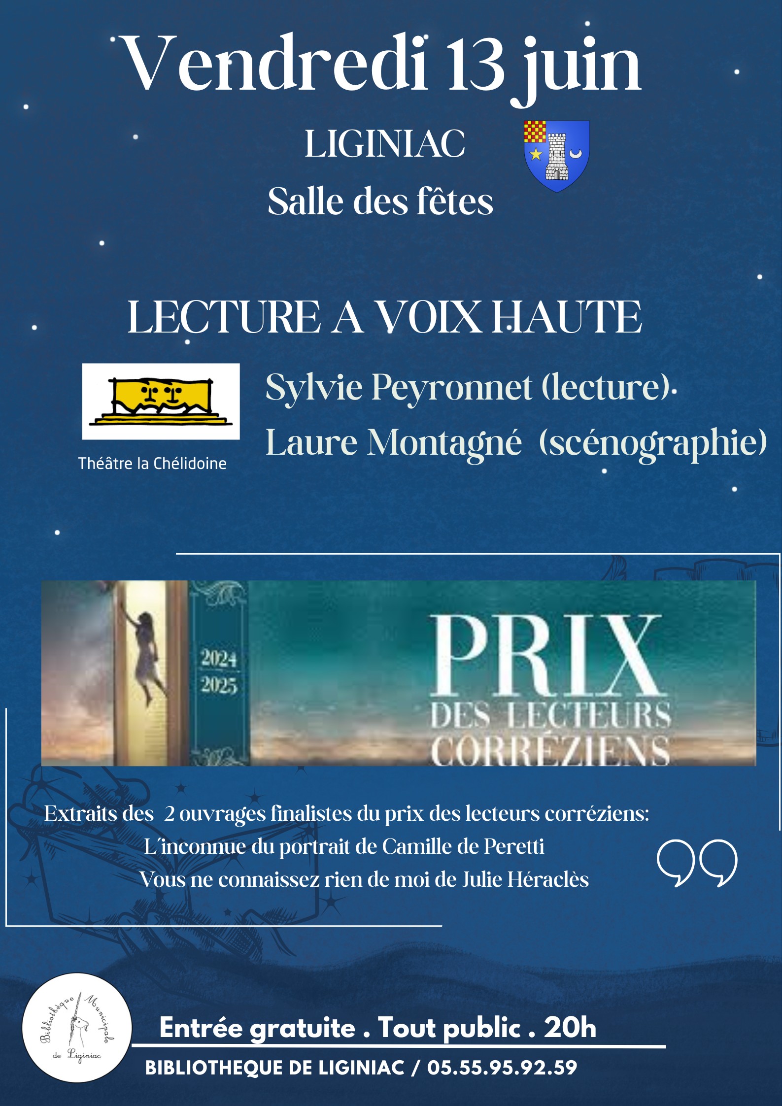 LECTURE-SPECTACLE PRIX DES LECTEURS CORREZIENS